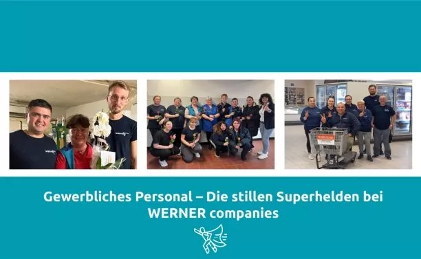 WERNER Mitarbeiter im Bereich Reinigung